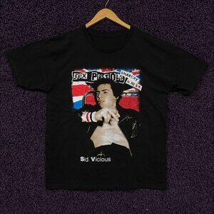 Sex Pistols Anarchy in the UK Sid Vicious T-shirt size large